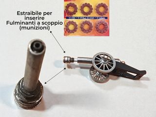 Modellino Cannone Metallo Vintage GP 382
