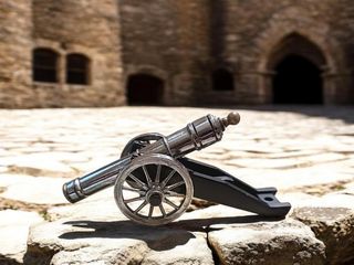 Modellino Cannone Metallo Vintage GP 382