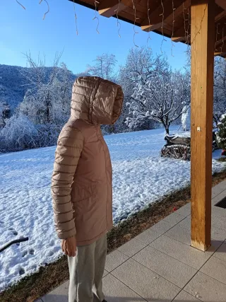 Giacca invernale donna beige