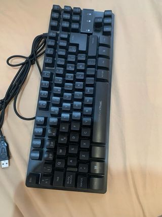 Teclado Gamer GX Trust Negro