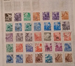 Sellos postales Alemania RDA