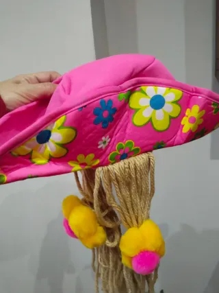 Disfraz Hippie Niña Atosa