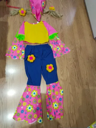 Disfraz Hippie Niña Atosa