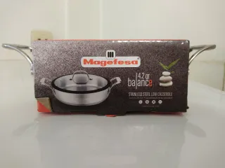 Cazuela Magefesa Acero Inoxidable 4.2 Qt