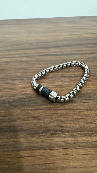 Pulsera Louis Vuitton Acero Inoxidable Negra