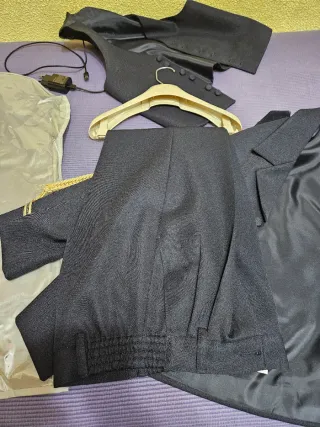 Traje de comunión azul marino