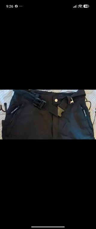 Pantaloni da Neve Neri Taglia S usato un giorno