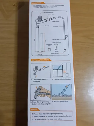 Sifonador Acuario Manual Limpia Fondo