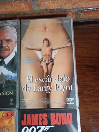 4 Películas VHS: Leyendas de Pasión, Larry Flynt,
