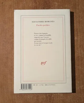 Paroles perdues