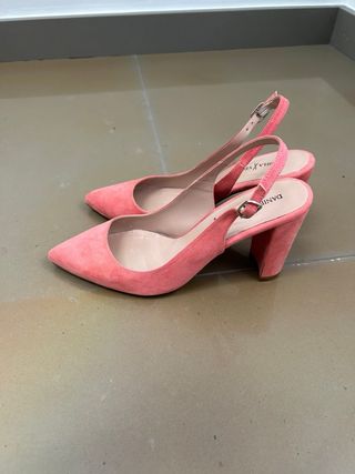 Zapatos tacón Daniela Vega rosa