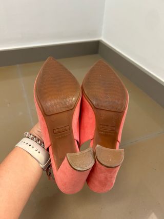 Zapatos tacón Daniela Vega rosa