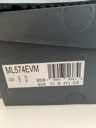 Zapatillas New Balance 574 granate