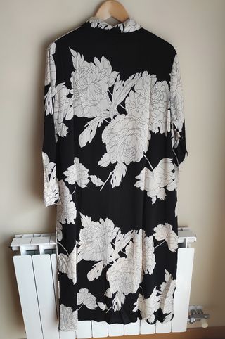 Vestido camisero estampado floral XL