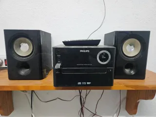 Equipo de música Philips negro