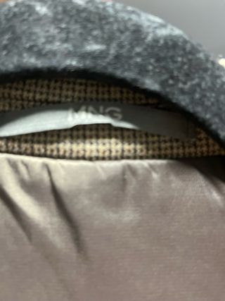 Americana de caballero beige y marrón