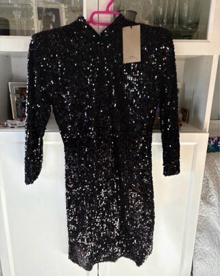 Vestido lentejuelas Zara Talla M nuevo