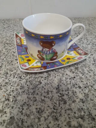 Chávena de cerâmica com ursinho