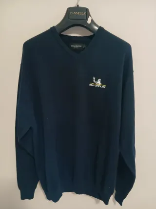 Maglia V-Neck Michelin XL Blu