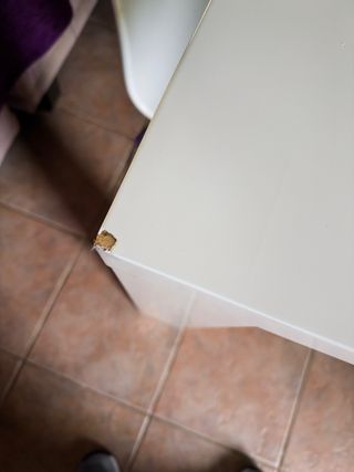 Mesa de comedor blanca