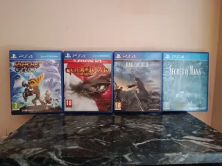 Vendo/Cambio 4 juegos PS4