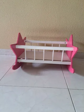 Móvil cuna estrella rosa
