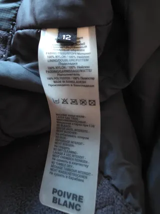 Pantalón de esquí junior negro