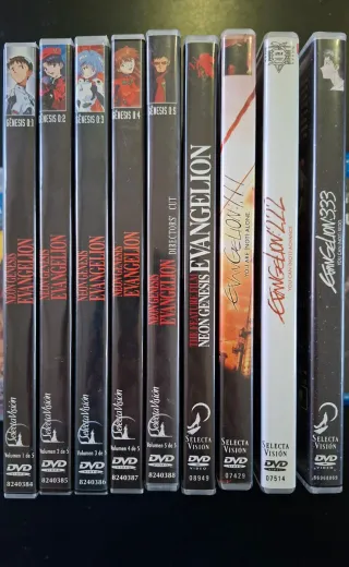 Evangelion Completa + Rebuild DVD