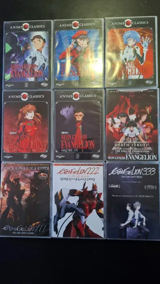 Evangelion Completa + Rebuild DVD