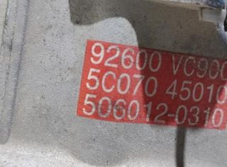 Compresor aire nissan 28829 92600 vc900 patrol 3.0