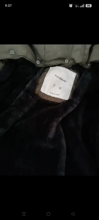 Chaqueta Pull&Bear verde militar Talla S