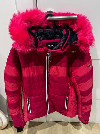 Abrigo esquí mujer CMP rosa