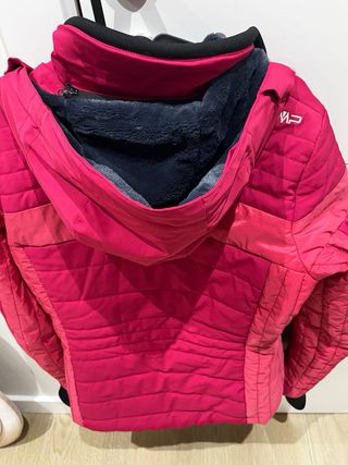 Abrigo esquí mujer CMP rosa