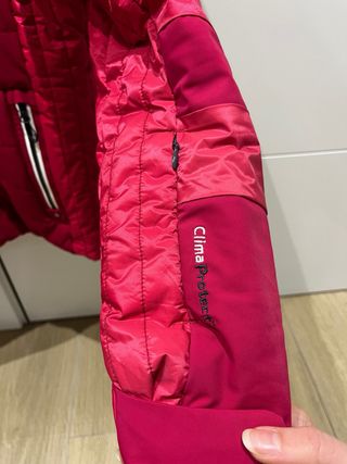 Abrigo esquí mujer CMP rosa