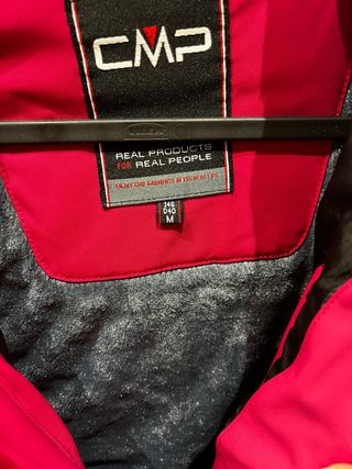 Abrigo esquí mujer CMP rosa