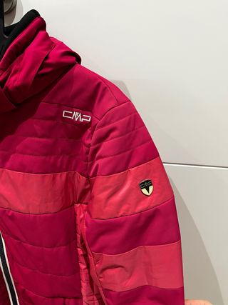 Abrigo esquí mujer CMP rosa