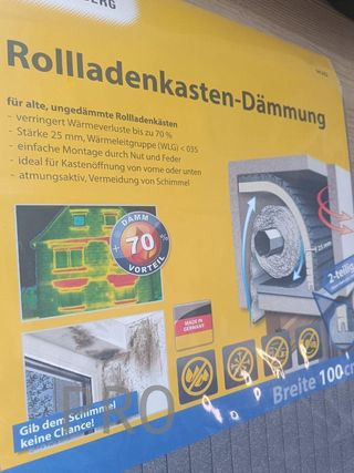 Aislamiento para persianas, 2 piezas con 25 mm de