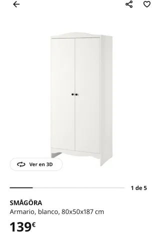 Armario infantil Smagora Ikea