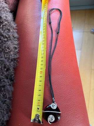 Colgante de artesanía vintage de cristal