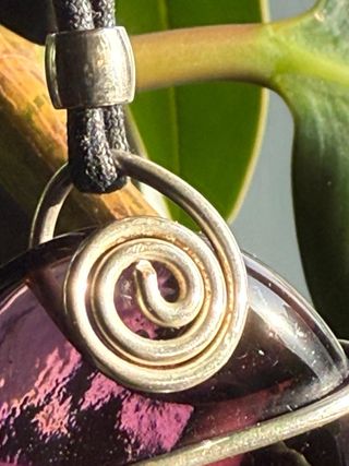 Colgante de artesanía vintage de cristal