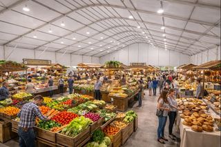 Carpas y naves de exposición en Galicia