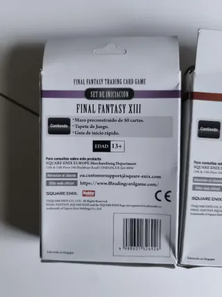 Set Mazos Final Fantasy TCG