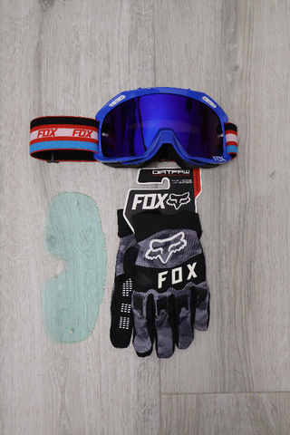Pack FOX: Gafas + Guantes + Lente Extra 148