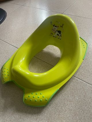 Asiento reductor WC infantil con dibujo de vaca