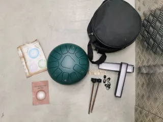 Tambor de Lengua de Acero 10 pulgadas Verde