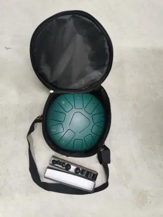 Tambor de Lengua de Acero 10 pulgadas Verde