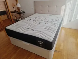 Colchones viscoelastico, bases tapizada y canapes.