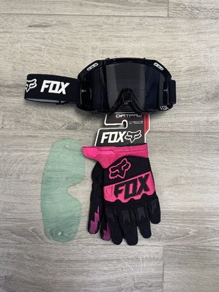 Pack FOX: Gafas + Guantes + Lente Extra 151