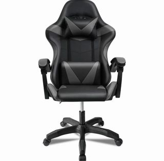 Silla Gaming Negra y Gris