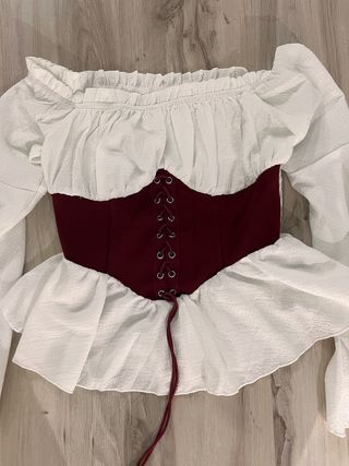 Blusa Corsé Estilo Victoriano